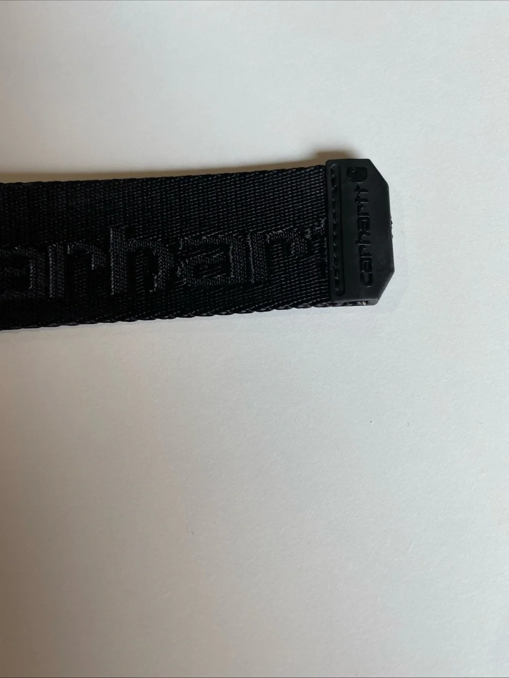 Carhartt Black Logo Webbing Belt. NWT Size XL